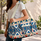GB-NAT00775 Native American Quilted Travel Bag with Adjustable Strap