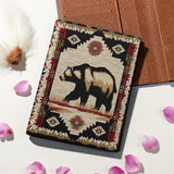 GB-NAT00900 Native American Leather Passport Wallet