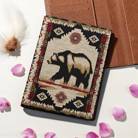 GB-NAT00900 Native American Leather Passport Wallet
