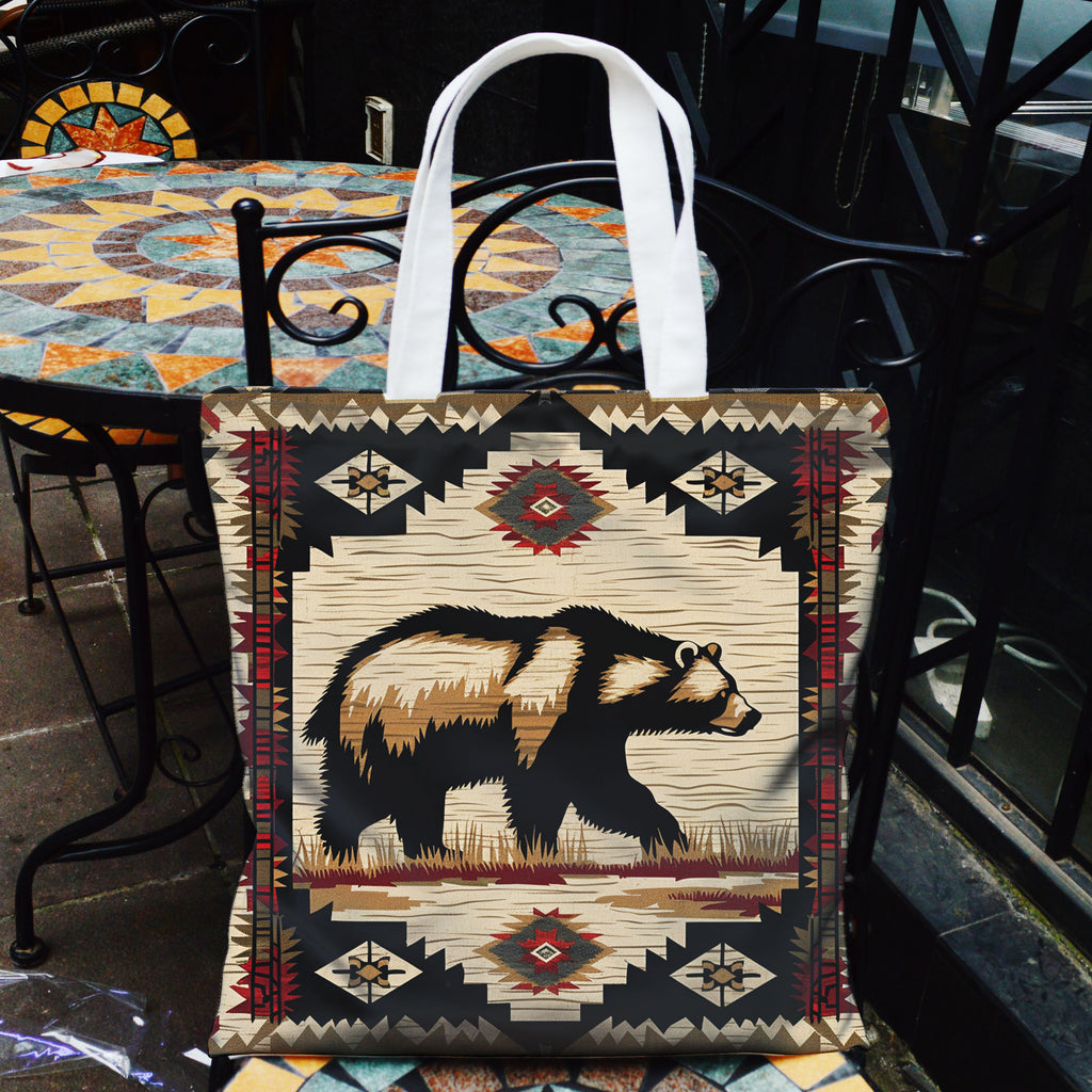 GB-NAT00900 Native American Pocket Canvas Bag