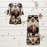 GB-NAT00902 Native American Ladies Two Piece Suit