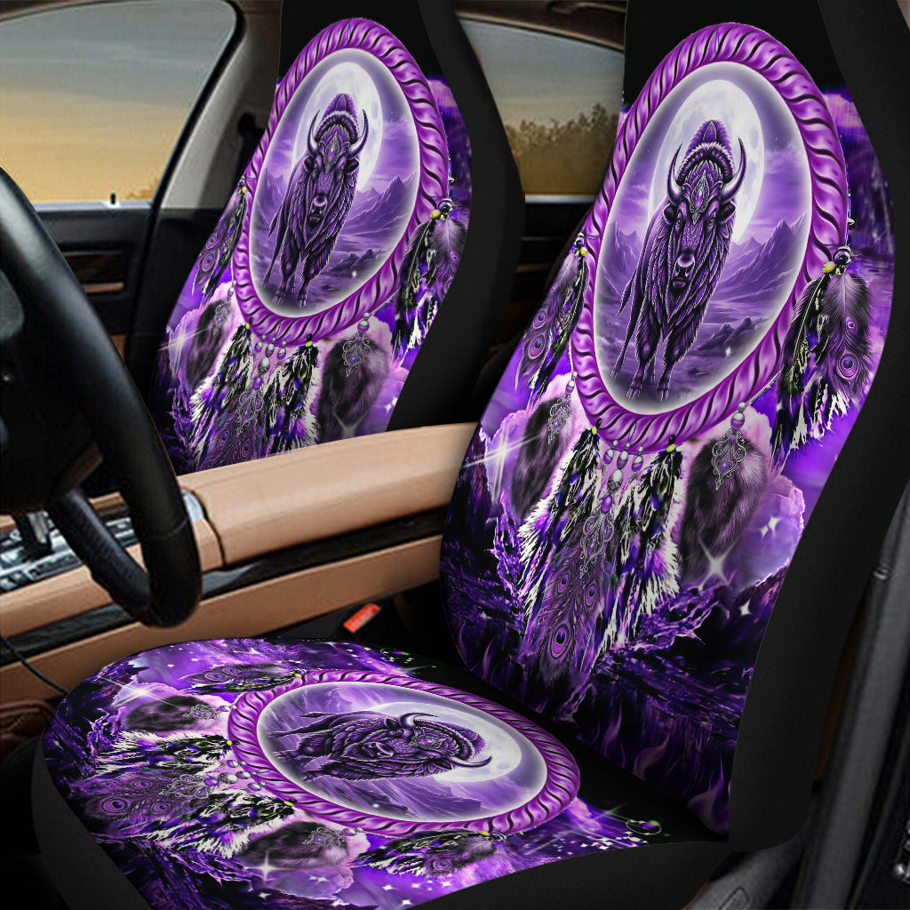 GB-NAT00908v2 Bison Dreamcatcher Native Car Seat Cover