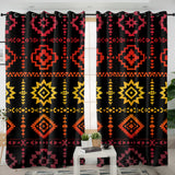 Gradient Pattern Native American Living Room Curtain DS260729M10
