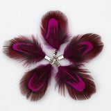 Natural Feather Tassel Charms – 12 Pcs Set for Earrings, Necklaces & Crafts