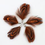 Natural Feather Tassel Charms – 12 Pcs Set for Earrings, Necklaces & Crafts