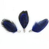 Natural Feather Tassel Charms – 12 Pcs Set for Earrings, Necklaces & Crafts