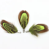 Natural Feather Tassel Charms – 12 Pcs Set for Earrings, Necklaces & Crafts