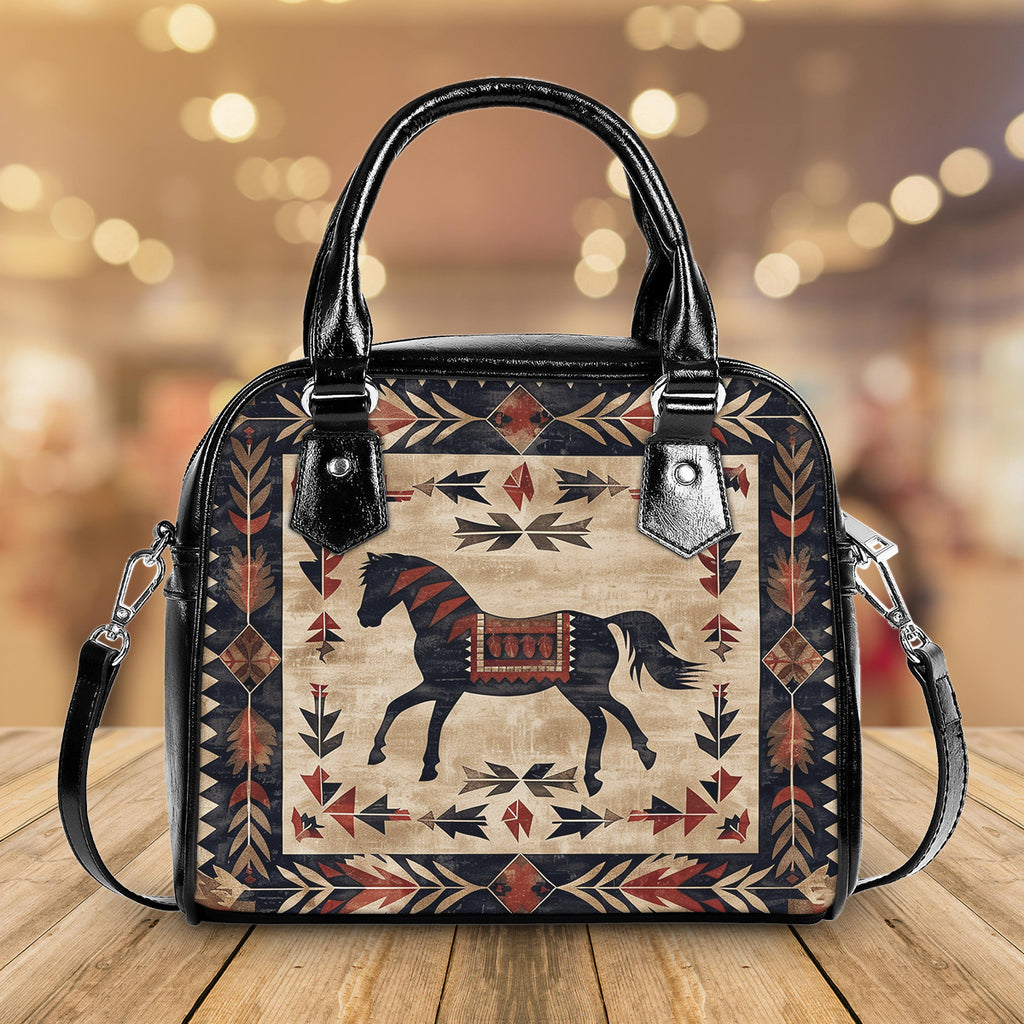 HB250226M01 Native American Handbag With Single Shoulder Strap