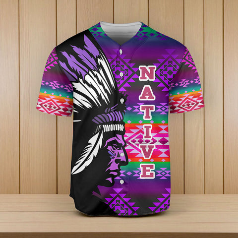 HD000123v2 Native American Baseball Jersey