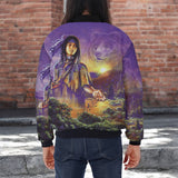HD00047 Native American Bomber Jacket With Sleeve Pocket