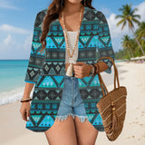 HD00087 Native American Beach Kimono
