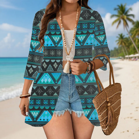 HD00087 Native American Beach Kimono