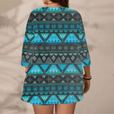 HD00087 Native American Beach Kimono