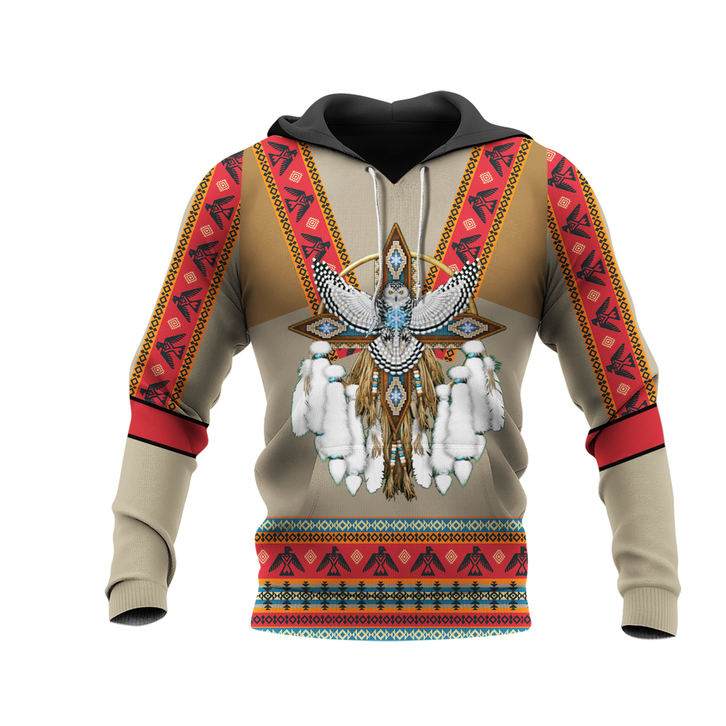 HD0012534 Pattern Native American  Pride 3D Hoodie