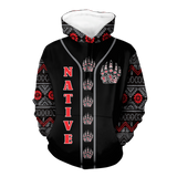 HD0012536 Pattern Native American  Pride 3D Hoodie