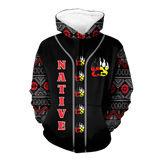 HD0012540 Pattern Native American  Pride 3D Hoodie