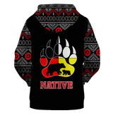 HD0012540 Pattern Native American  Pride 3D Hoodie