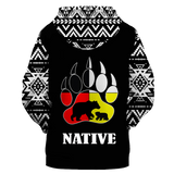 HD0012542 Pattern Native American  Pride 3D Hoodie