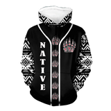 HD0012543 Pattern Native American  Pride 3D Hoodie