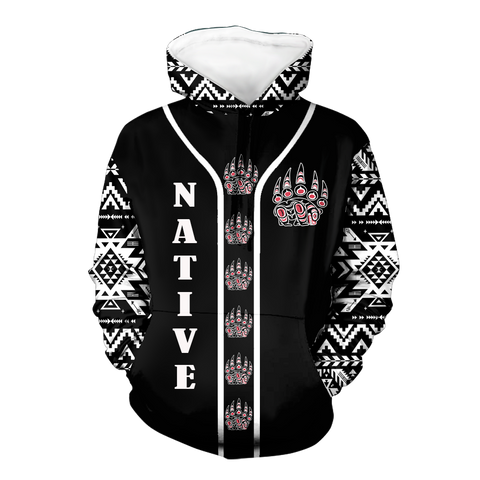 HD0012543 Pattern Native American  Pride 3D Hoodie