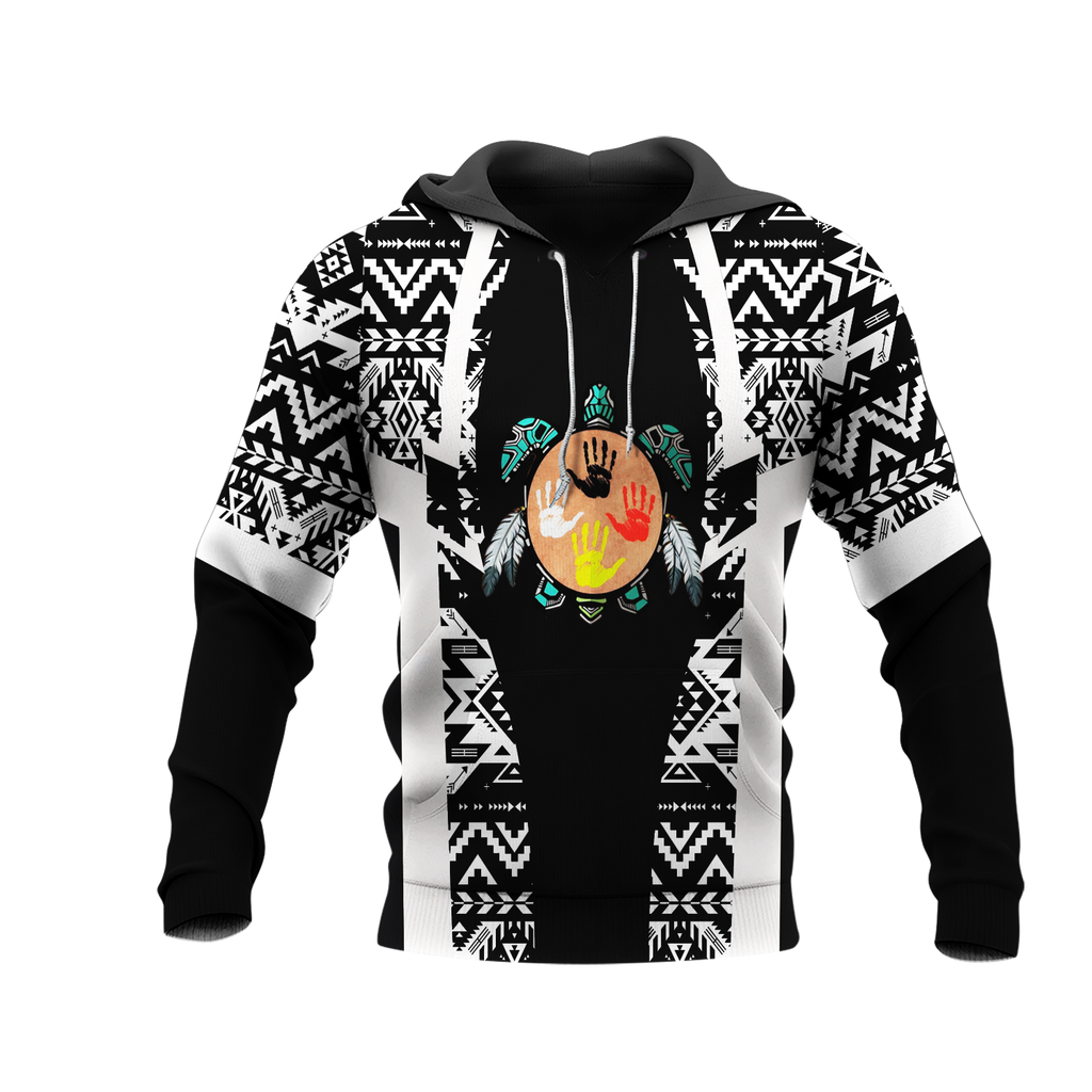 HD0012544 Pattern Native American  Pride 3D Hoodie