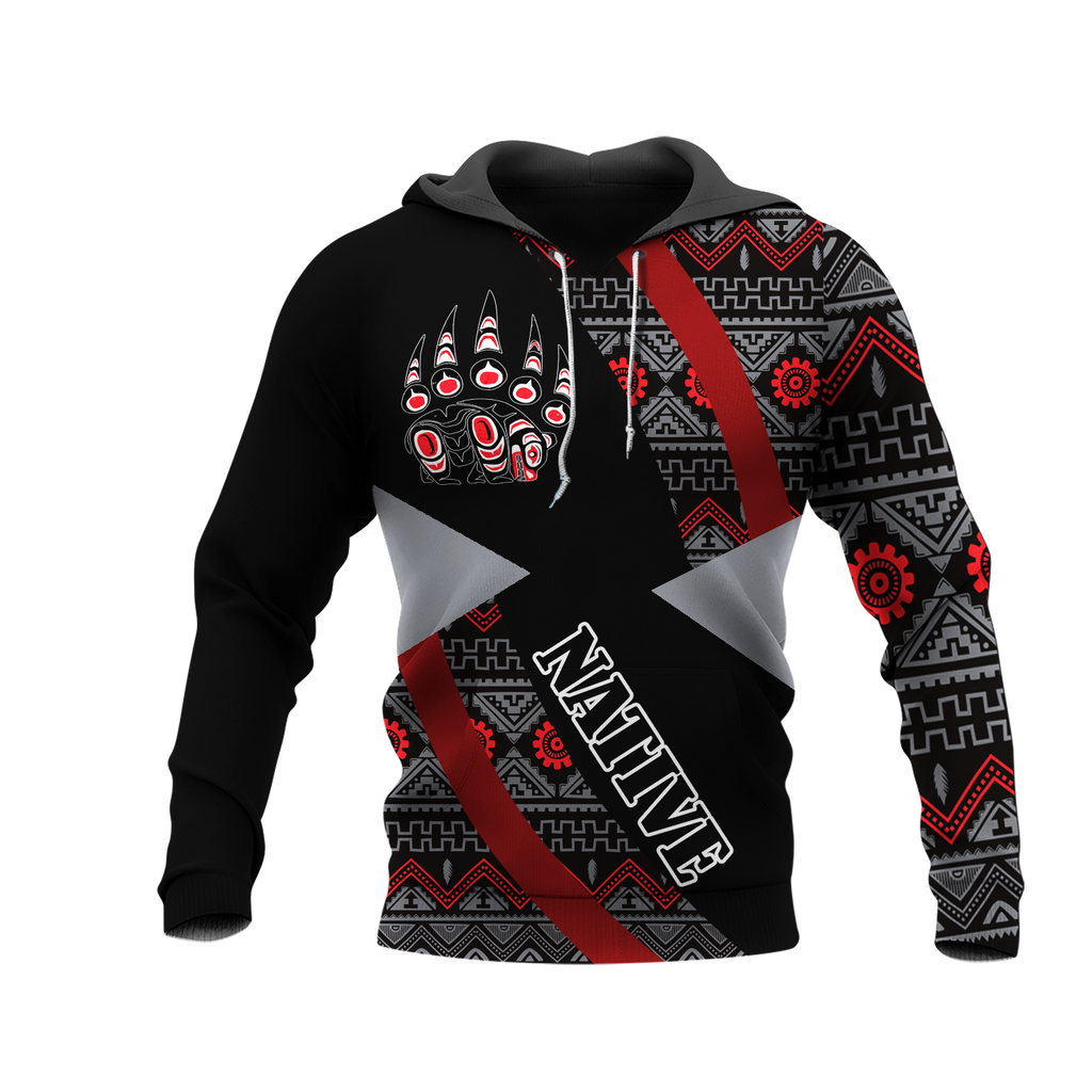 HD0012547 Pattern Native American  Pride 3D Hoodie