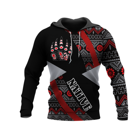 HD0012547 Pattern Native American  Pride 3D Hoodie