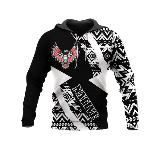 HD0012555 Pattern Native American  Pride 3D Hoodie