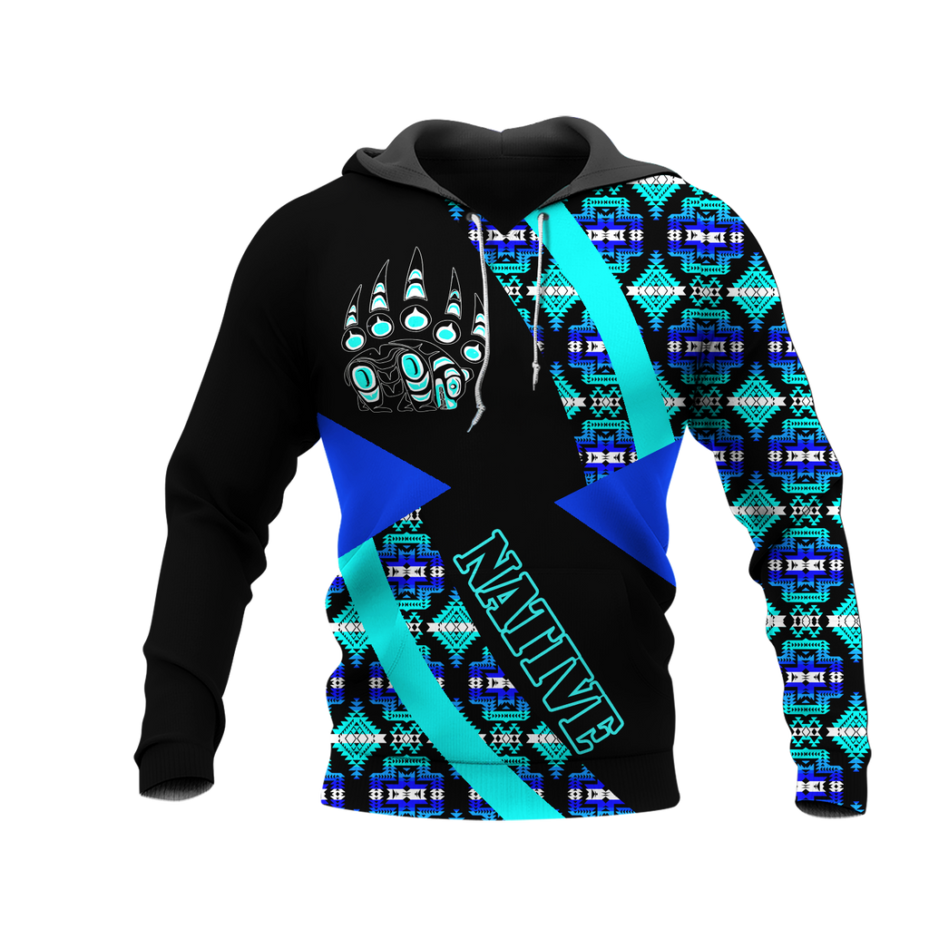 HD0012557 Pattern Native American  Pride 3D Hoodie