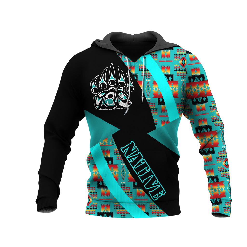 HD0012561 Pattern Native American  Pride 3D Hoodie