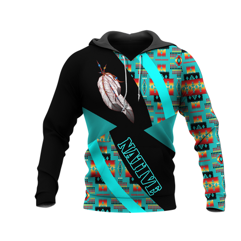 HD0012562 Pattern Native American  Pride 3D Hoodie