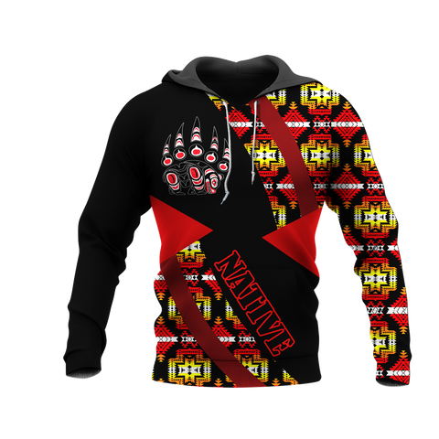 HD0012567 Pattern Native American  Pride 3D Hoodie