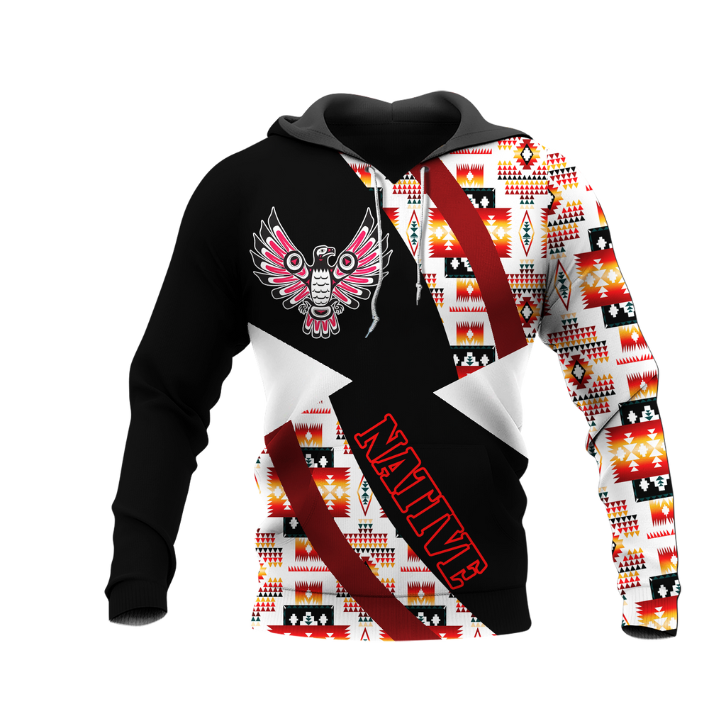 HD0012569 Pattern Native American  Pride 3D Hoodie