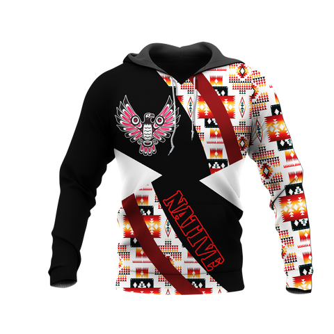 HD0012569 Pattern Native American  Pride 3D Hoodie