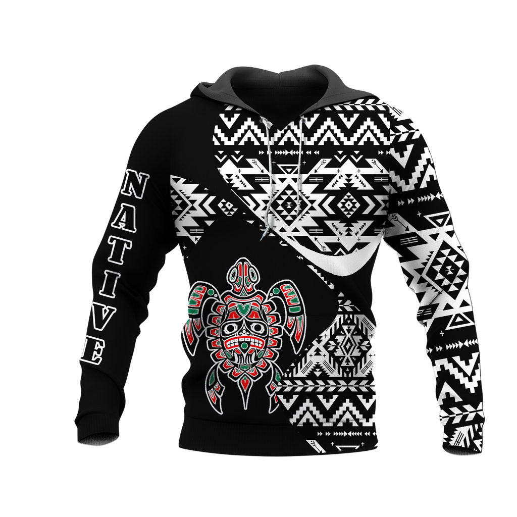 HD0012574 Pattern Native American  Pride 3D Hoodie