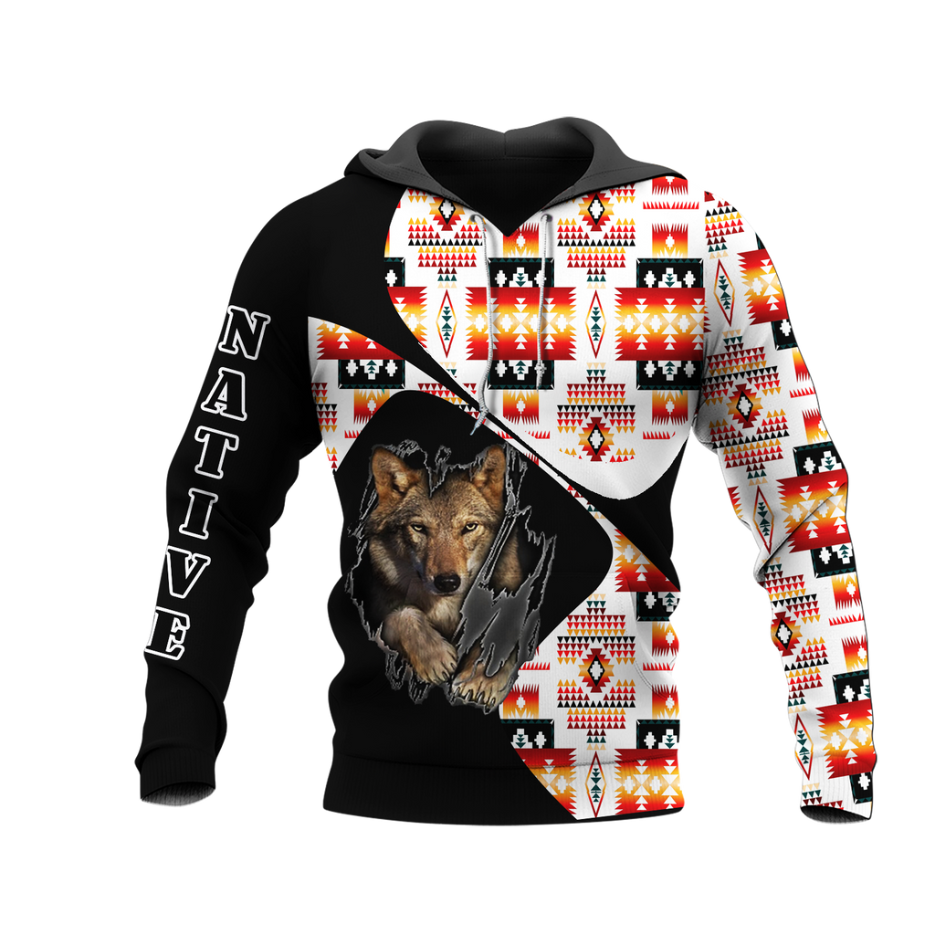 HD0012577 Pattern Native American  Pride 3D Hoodie