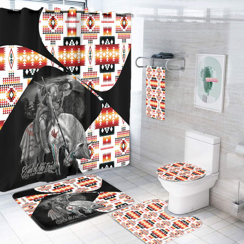 HD0012579 Trail Of Tear Native American Bathroom set