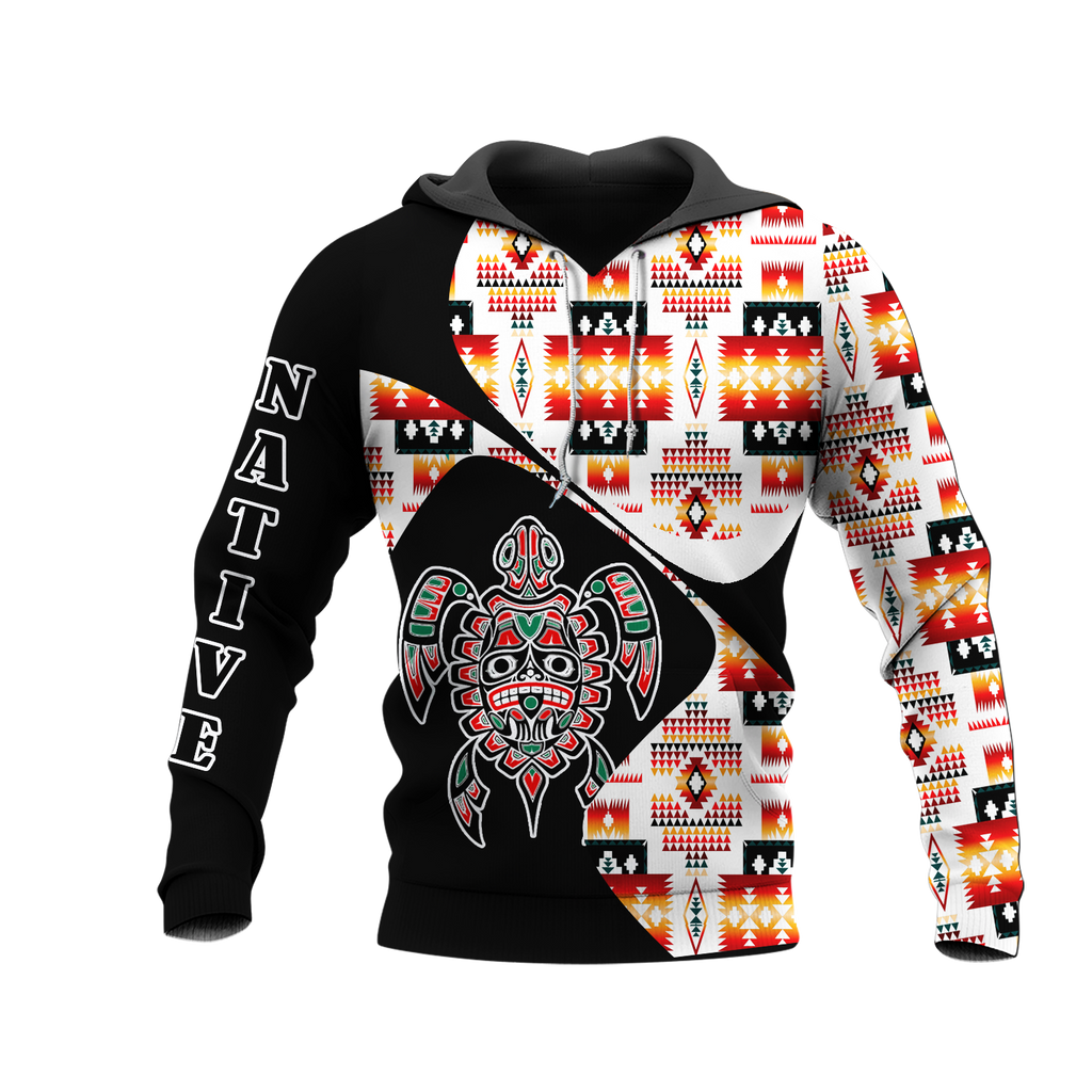 HD0012581 Pattern Native American  Pride 3D Hoodie