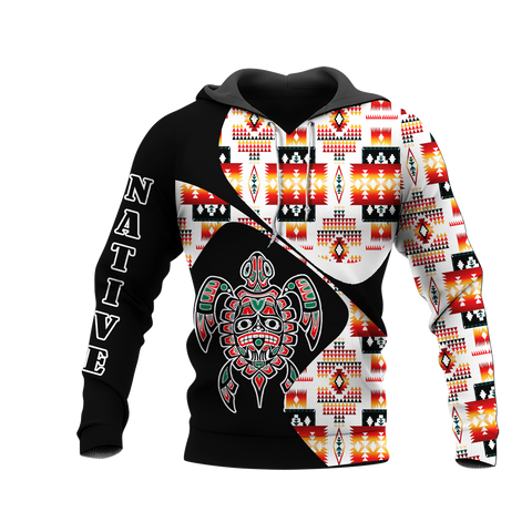 HD0012581 Pattern Native American  Pride 3D Hoodie