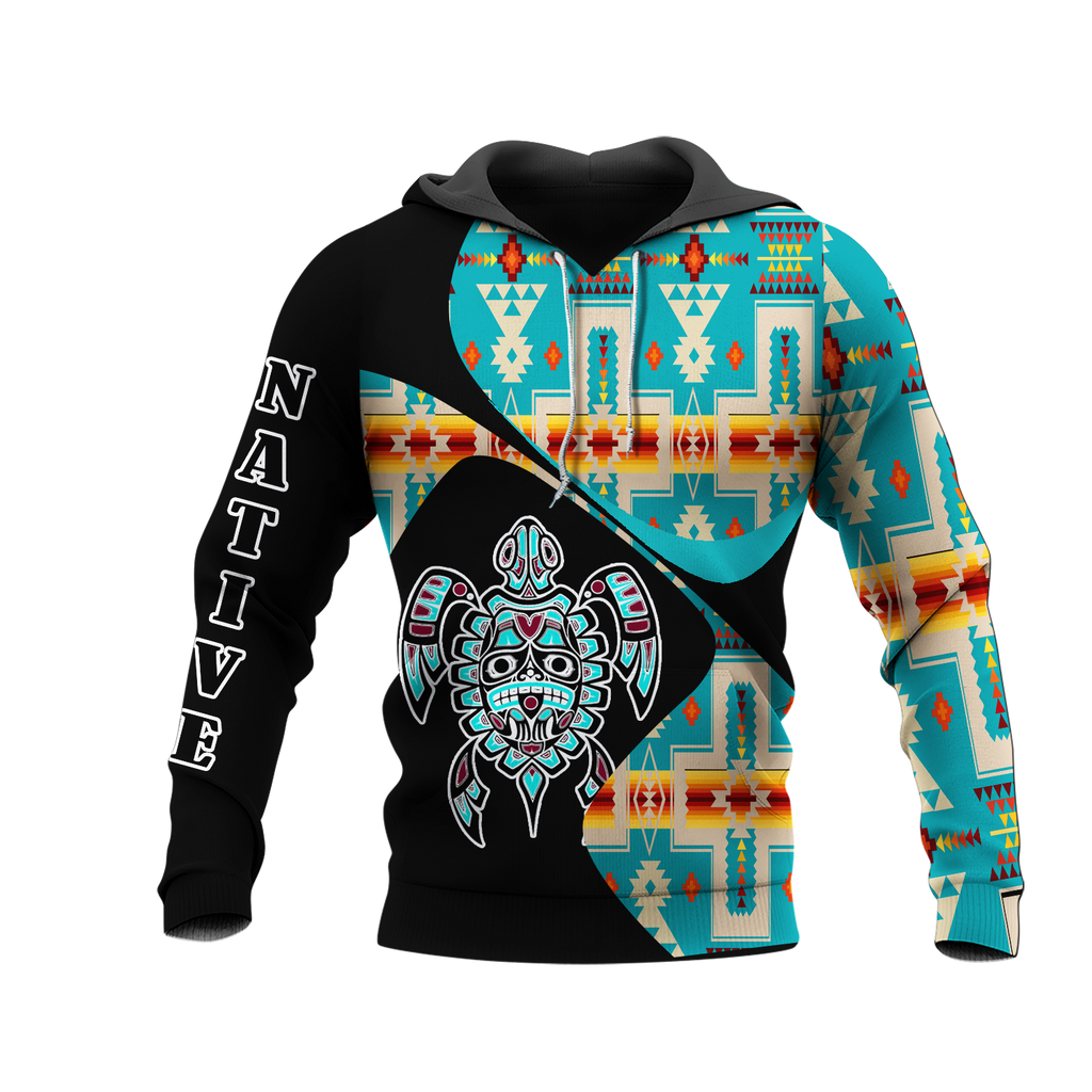 HD0012587 Pattern Native American  Pride 3D Hoodie