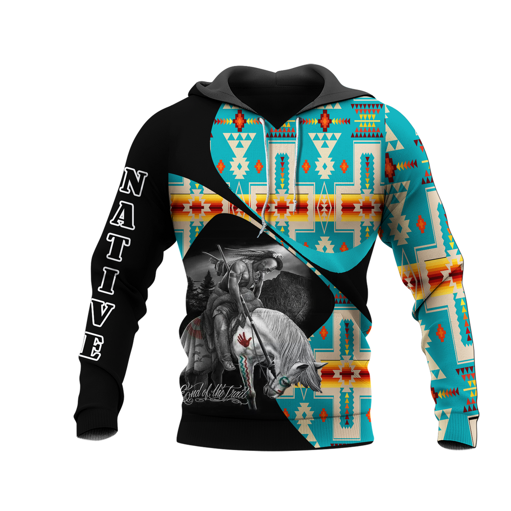 HD0012591 Pattern Native American  Pride 3D Hoodie