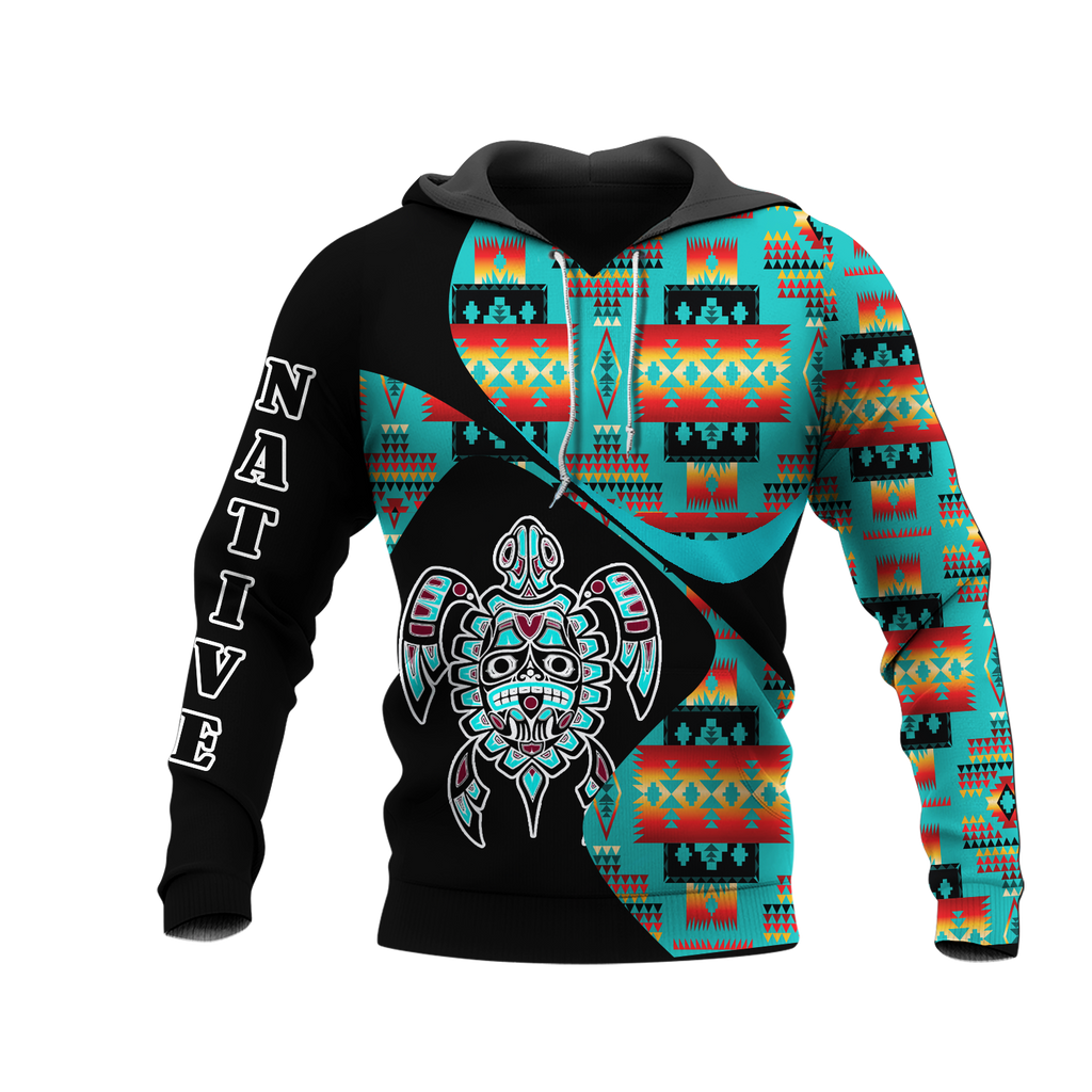 HD0012593 Pattern Native American  Pride 3D Hoodie