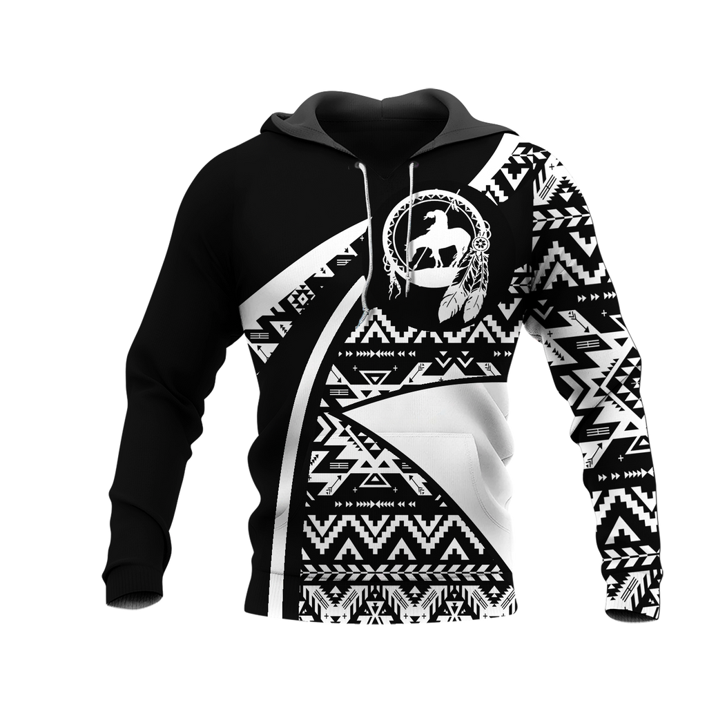 HD0012603 Pattern Native American  Pride 3D Hoodie