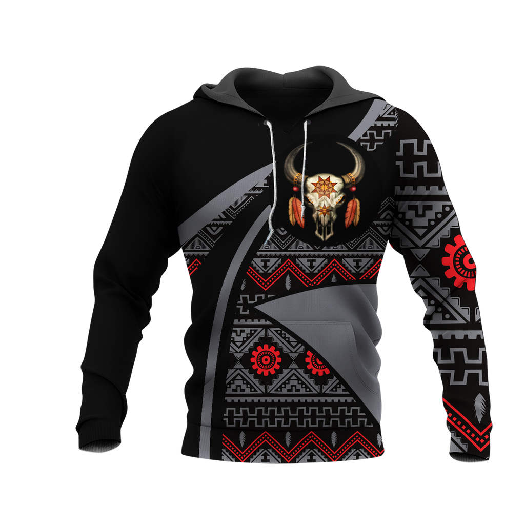 HD0012609 Pattern Native American  Pride 3D Hoodie