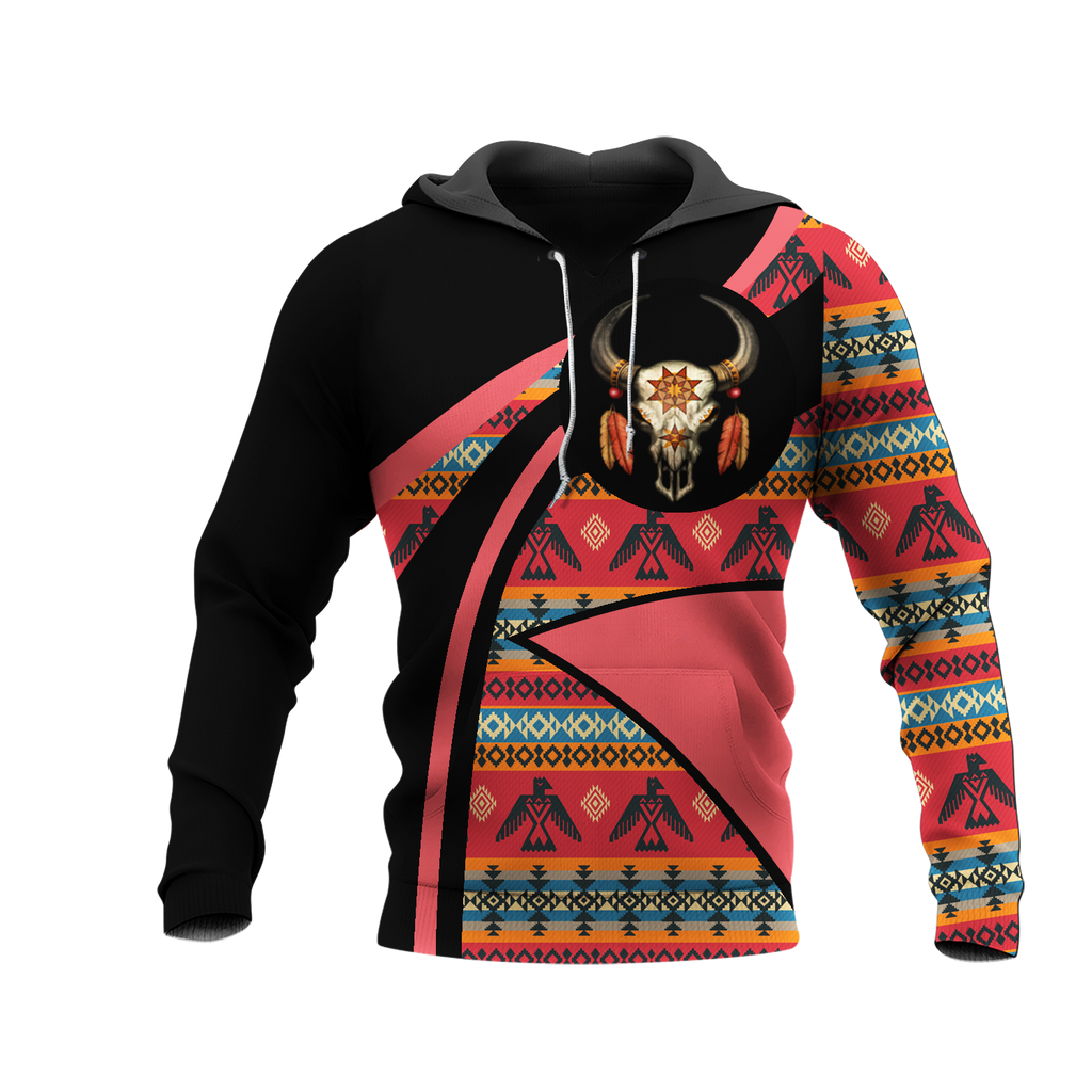 HD0012611 Pattern Native American  Pride 3D Hoodie