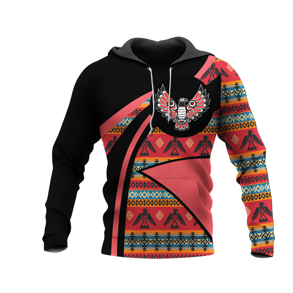 HD0012612 Pattern Native American  Pride 3D Hoodie