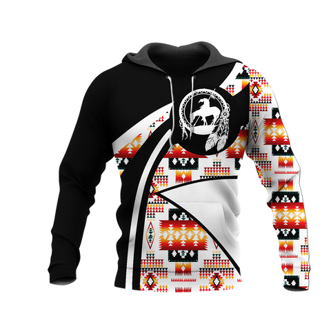 HD0012618 Pattern Native American  Pride 3D Hoodie