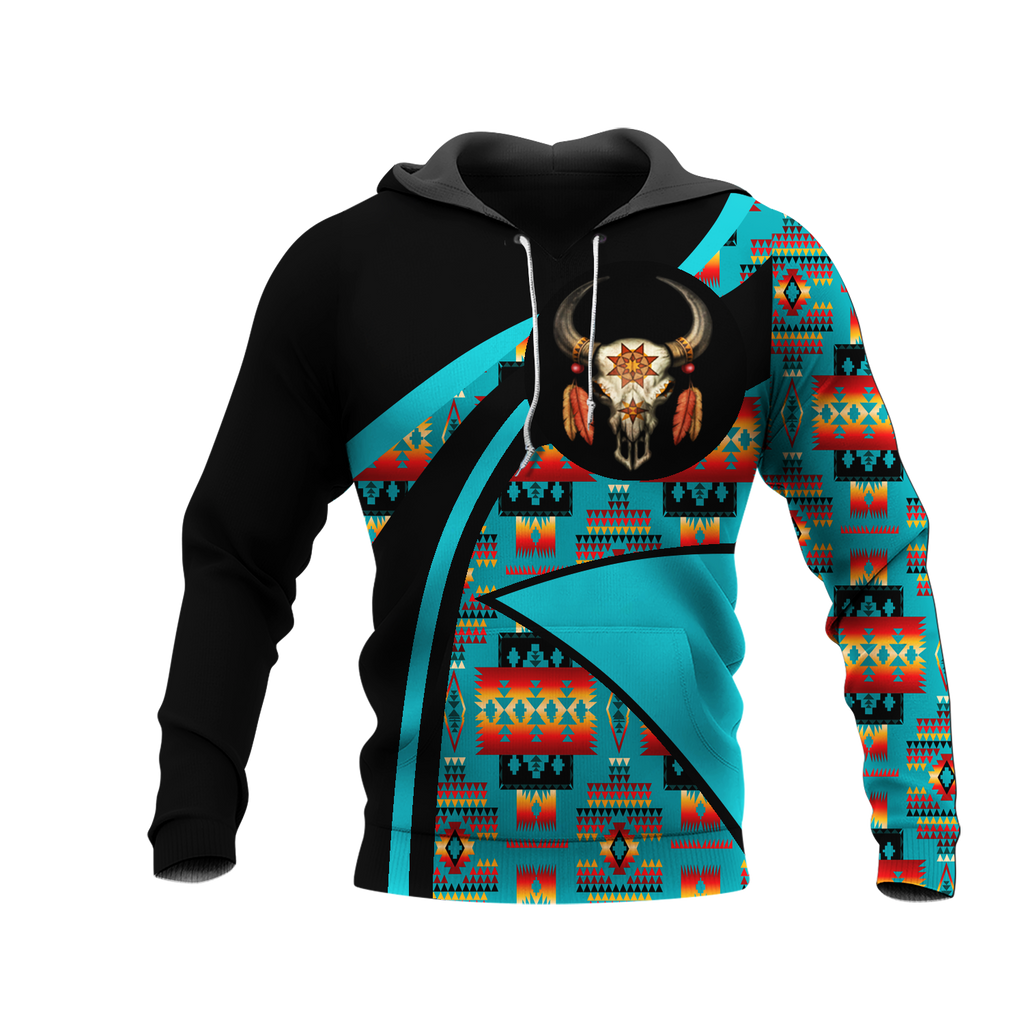 HD0012621 Pattern Native American  Pride 3D Hoodie