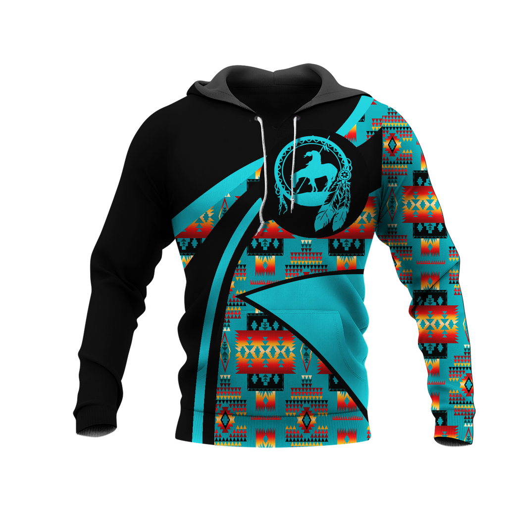 HD0012622 Pattern Native American  Pride 3D Hoodie