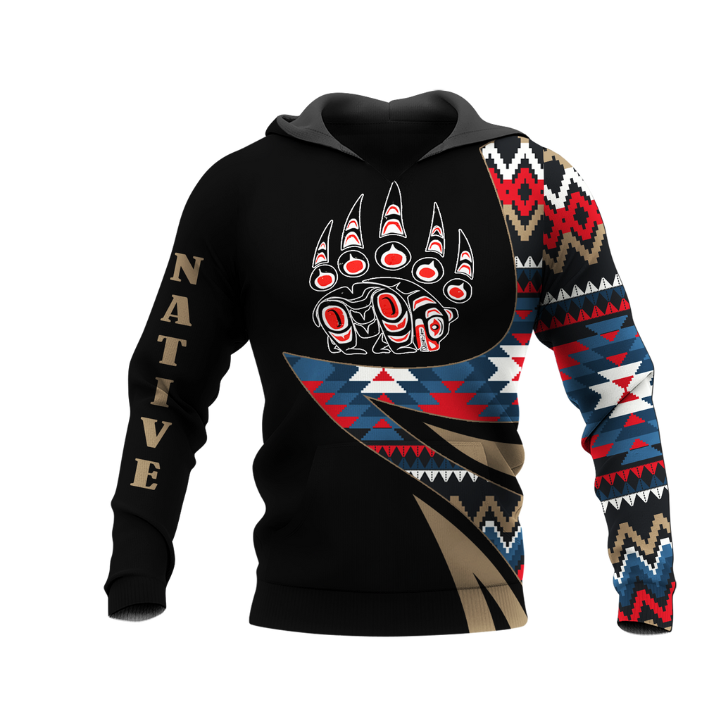 HD0012626 Pattern Native American  Pride 3D Hoodie